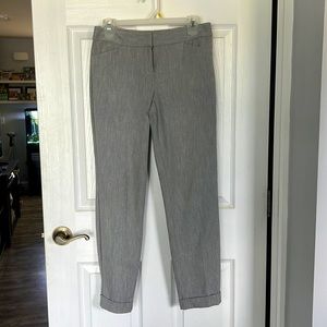 Express Editor gray cuffed pants